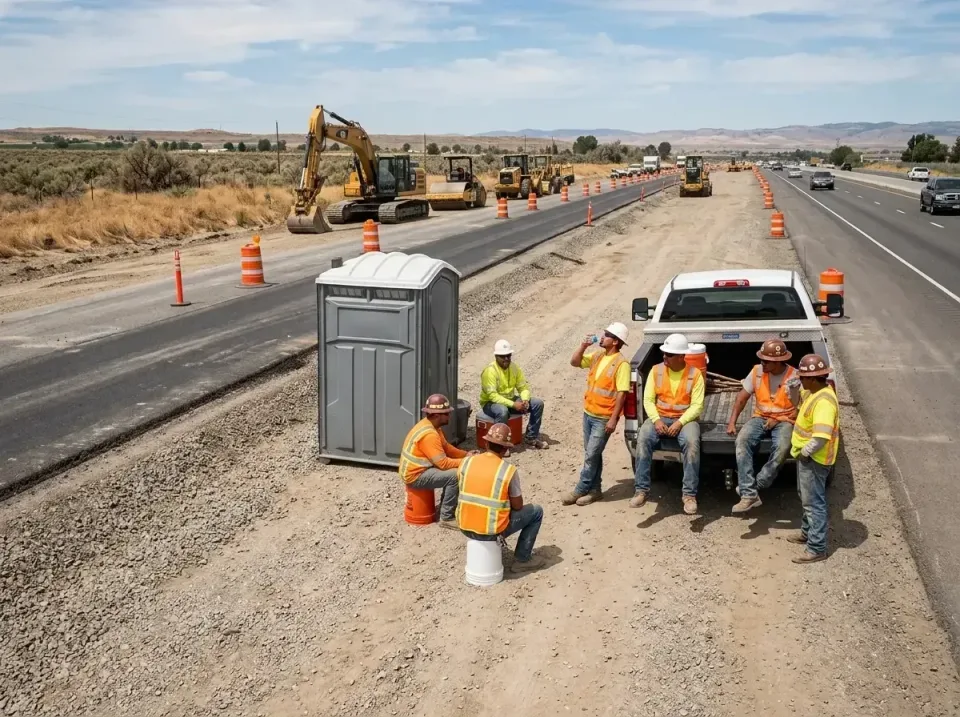 highway-road-construction-crew-007 — frequently asked questions, Porta Potty and Restroom Rentals in Oakhurst, OK